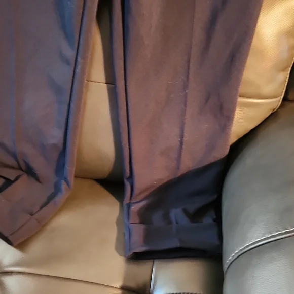 Jules & Leopold Blue Tie-Front Pants - Picture 3 of 5